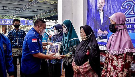 Sambangi Dapil, Sartono Bagikan Ribuan Sembako Juga Sejumlah Terop dan Kursi