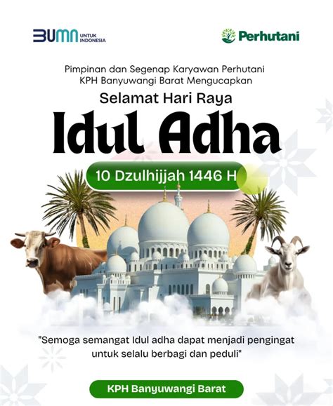 Hari Raya Idul Adha 1446 H, Perhutani Divre Jatim Laksanakan Pemotongan Hewan Kurban