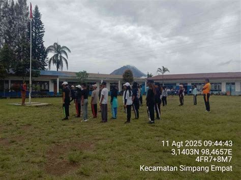 Tawa, Sorak, dan Semangat! Koramil 02/Simpang Empat Meriahkan HUT RI ke-80